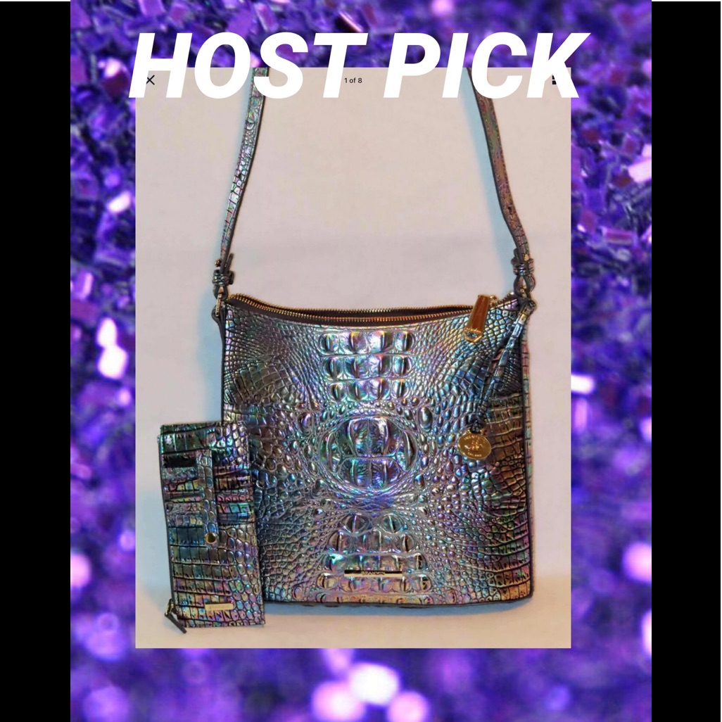 Nwot $$Firm$$ Mother Of Pearl Katie & Wallet Set - Read